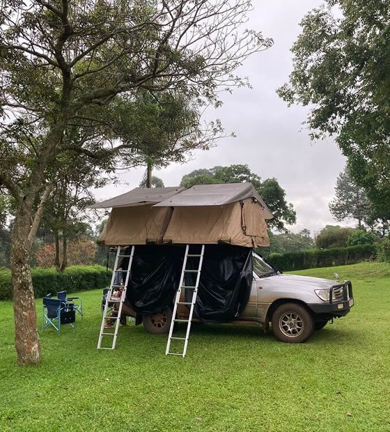 Rent a car with a rooftop tent in Tanzania