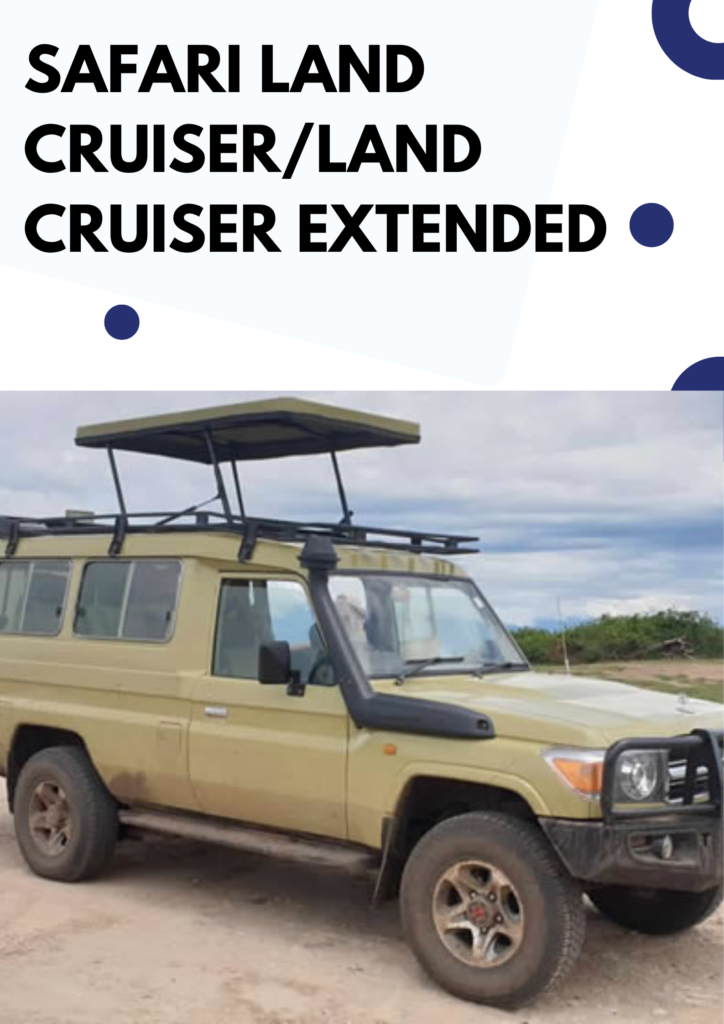 Land cruiser Extended for hire in Tanzania