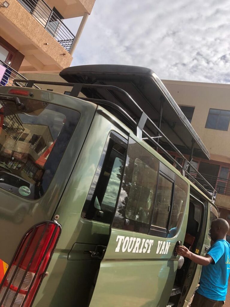 Van for hire in Tanzania